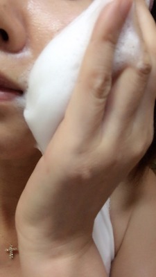 洗顔の泡