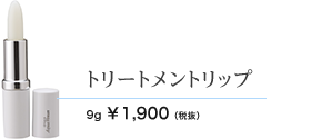 トリートメントリップ　9g 1900円